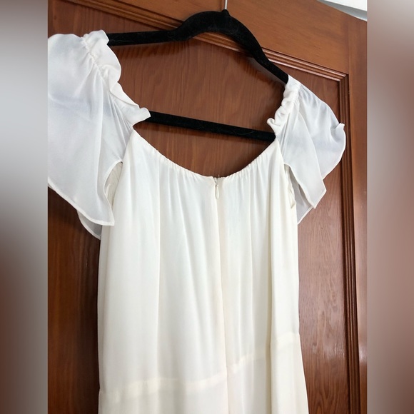 Reformation Butterfly Dress in Ivory - Picture 4 of 10